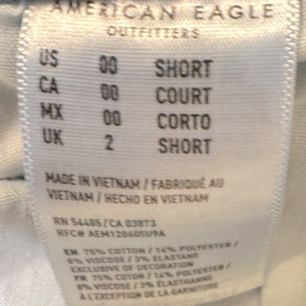 American Eagle Outfitters Women’s Next Level High-Waisted Jegging Short - Picture 7 of 8